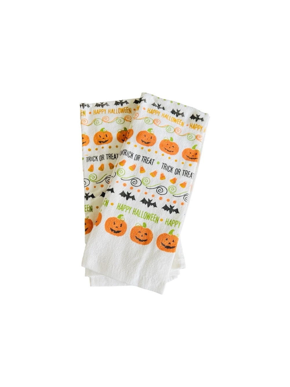 Retro Happy Halloween Kitchen Towels | Set of 2